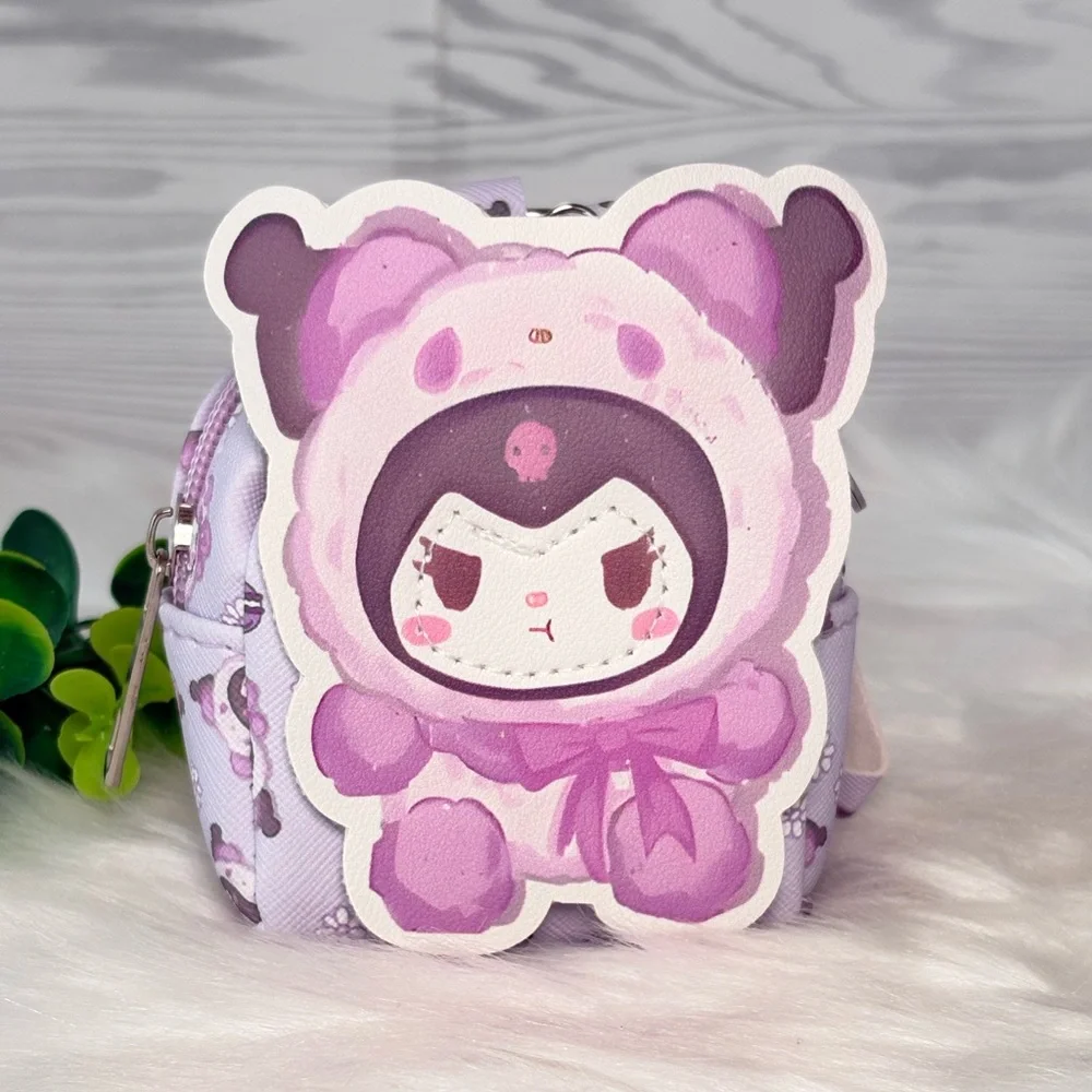 Kuromi Mini Backpack Keychain/Bag Charm - Picture 1 of 7